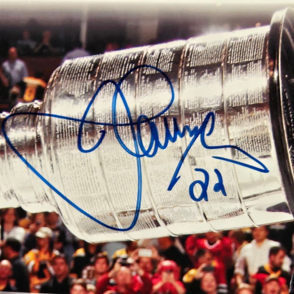 Jamal Mayers Chicago Blackhawks 2013 Stanley Cup Champion Signed 8x10 Photo Card - Picture 5 of 6